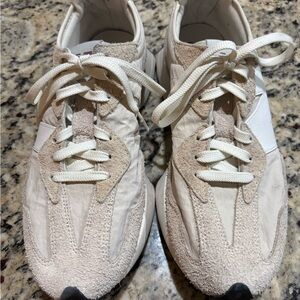 New Balance Cream and White Men's Sneakers